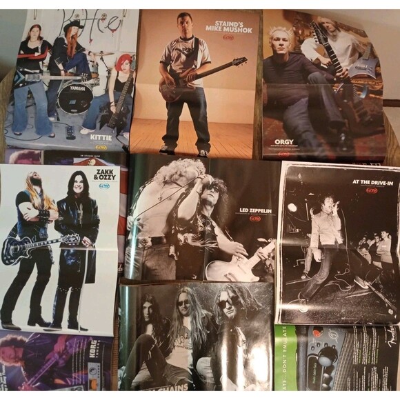 Guitar World Mixed Rock 74 Songs Sheet Music Magazines 1998-2001 Lot 16, Posters - Picture 9 of 12